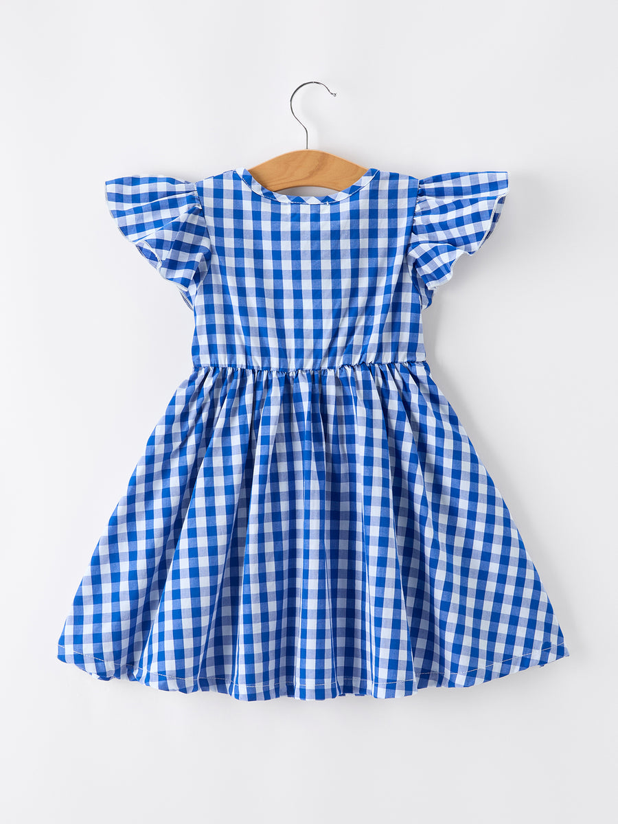 Mommy & Me Plaid Bow Dress