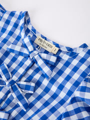 Mommy & Me Plaid Bow Dress