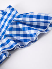 Mommy & Me Plaid Bow Dress