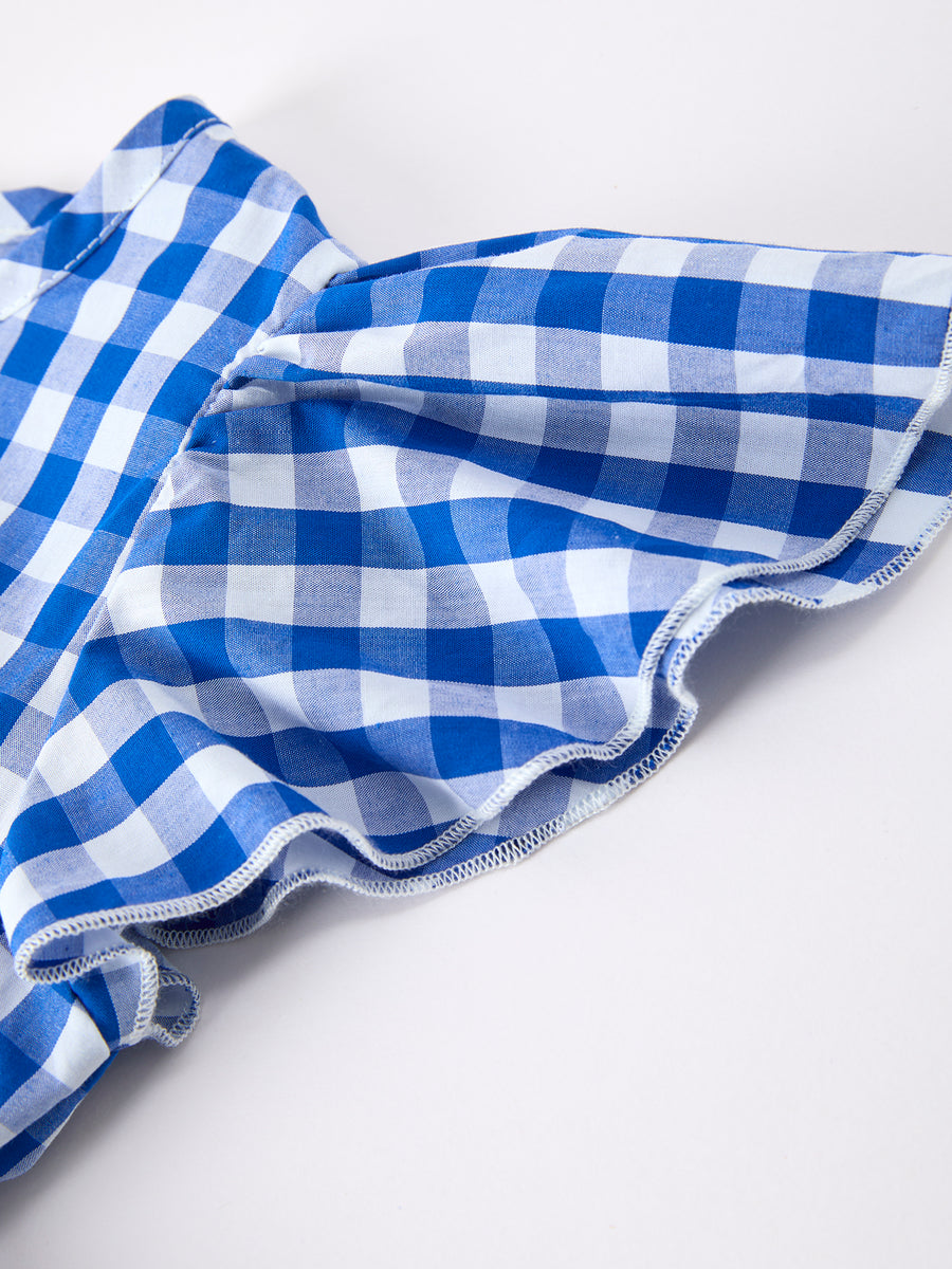Mommy & Me Plaid Bow Dress