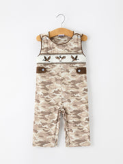 Duck Smocked Camo Baby Jonjon