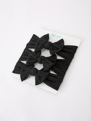 Baby Girl Bow Headband Same Color 3 Piece Set