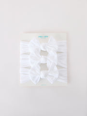 Baby Girl Bow Headband Same Color 3 Piece Set