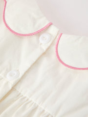 Church Christ Pink Cross Bishop Christening Girls Bloomer Set