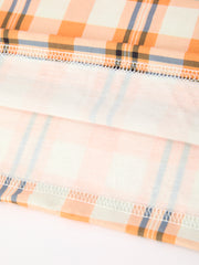 Halloween Plaid Smocked Girls Dress