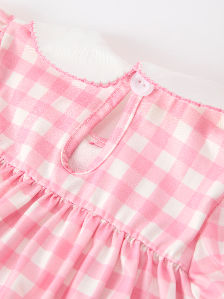 Halloween Ghost Embroidered Girls Bloomer Set Peter Pan Collar