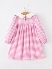 Thanksgiving Halloween Pumpkin Embroidery Girls Dress