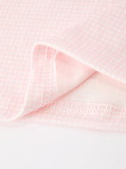Pink Duck Embroidered Baby Girl Dress Peter Pan Collar Bow Dress