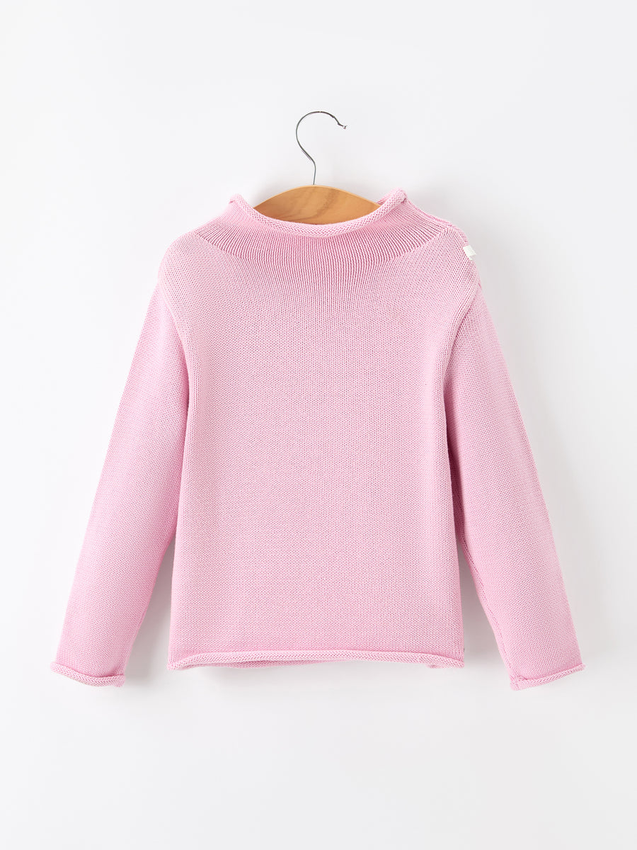 Girls Ghost Bow Knit Sweater Halloween Cute Embroidered Pullover