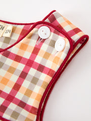 Boy Thanksgiving Pumpkin Turkey Maple Leaf Plaid Jonjon