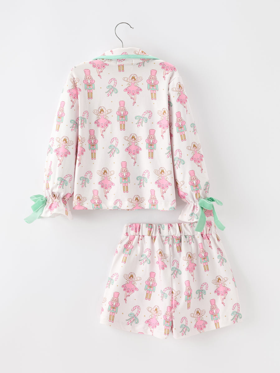 Christmas Mommy and Me Holiday Print Pajama Set