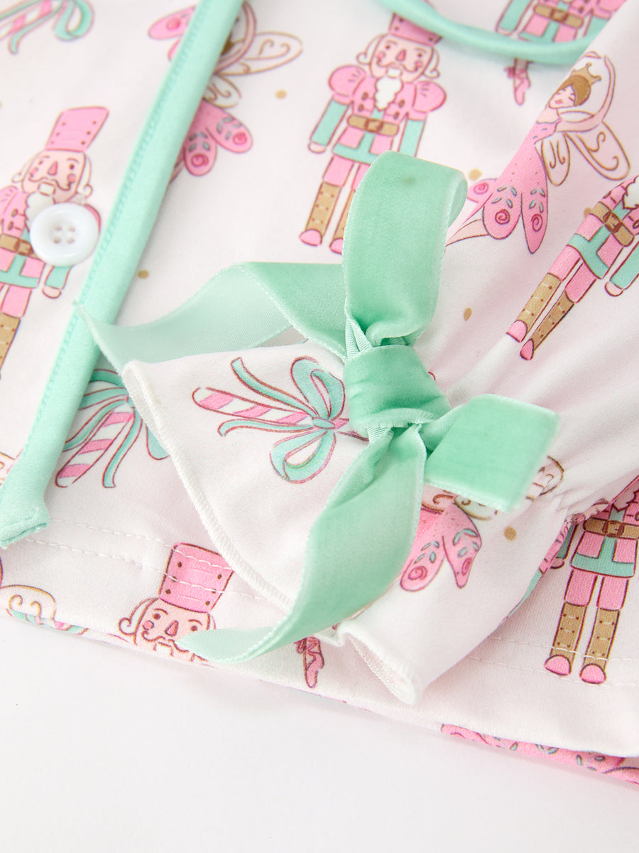 Christmas Mommy and Me Holiday Print Pajama Set