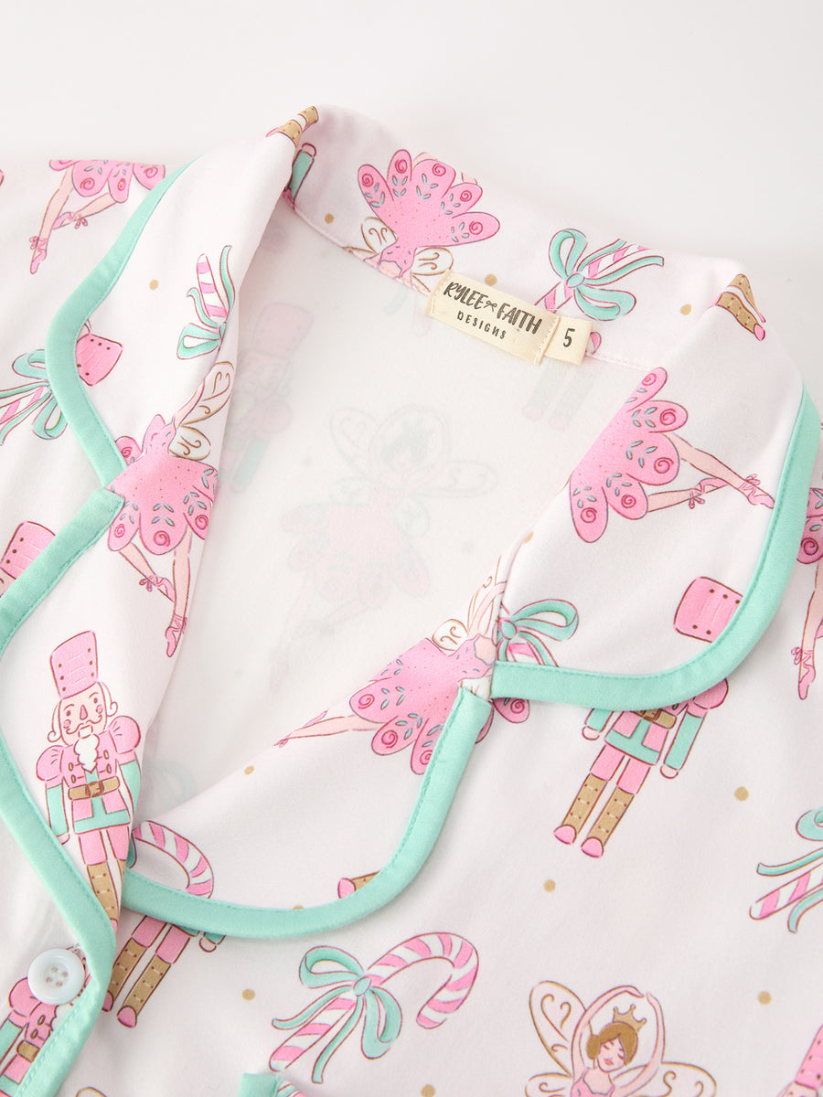 Christmas Mommy and Me Holiday Print Pajama Set