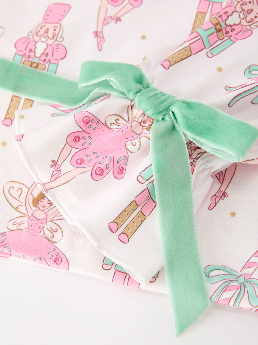 Christmas Mommy and Me Holiday Print Pajama Set