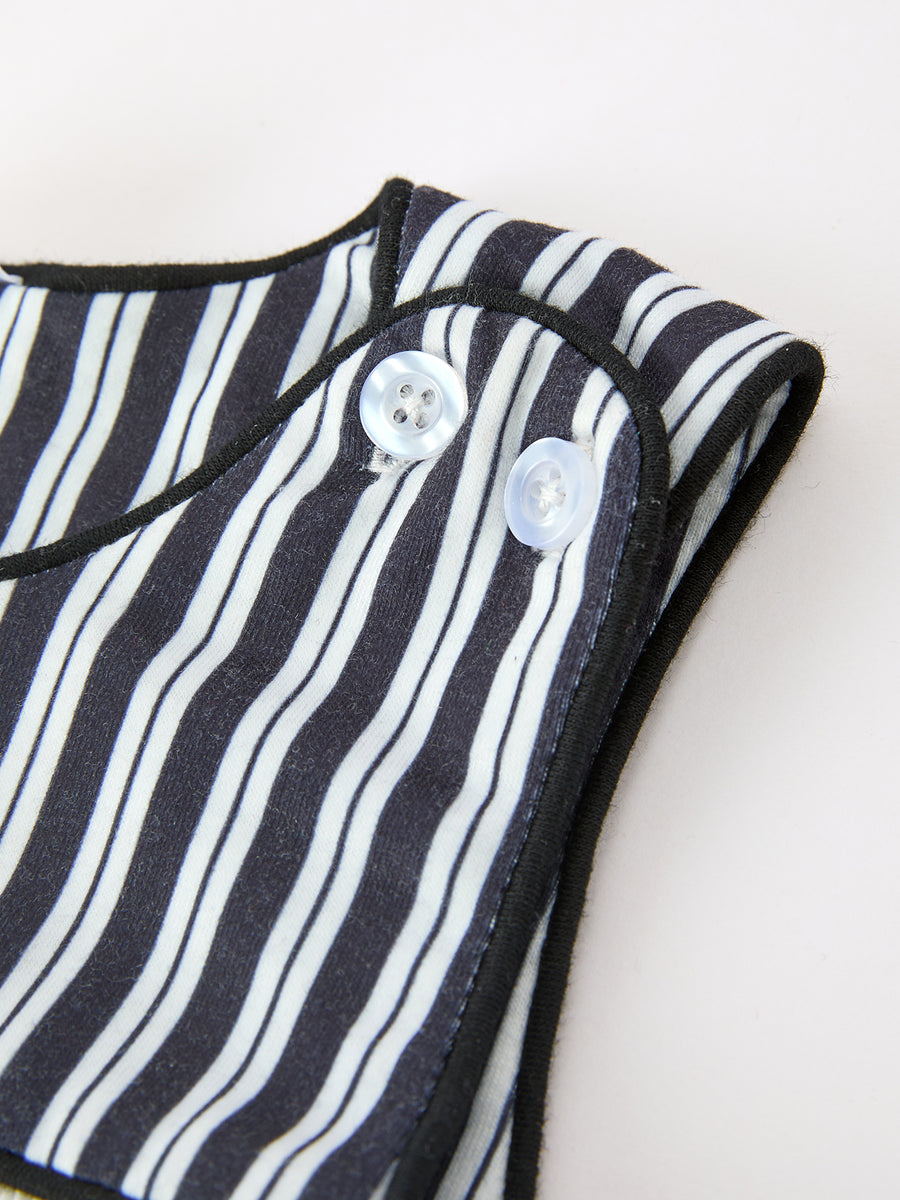 Halloween Ghost Smocked Boys Jon Jon Embroidered Romper