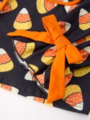 Halloween Candy Corn Mommy and Me Pajama Set Matching Lounge Set
