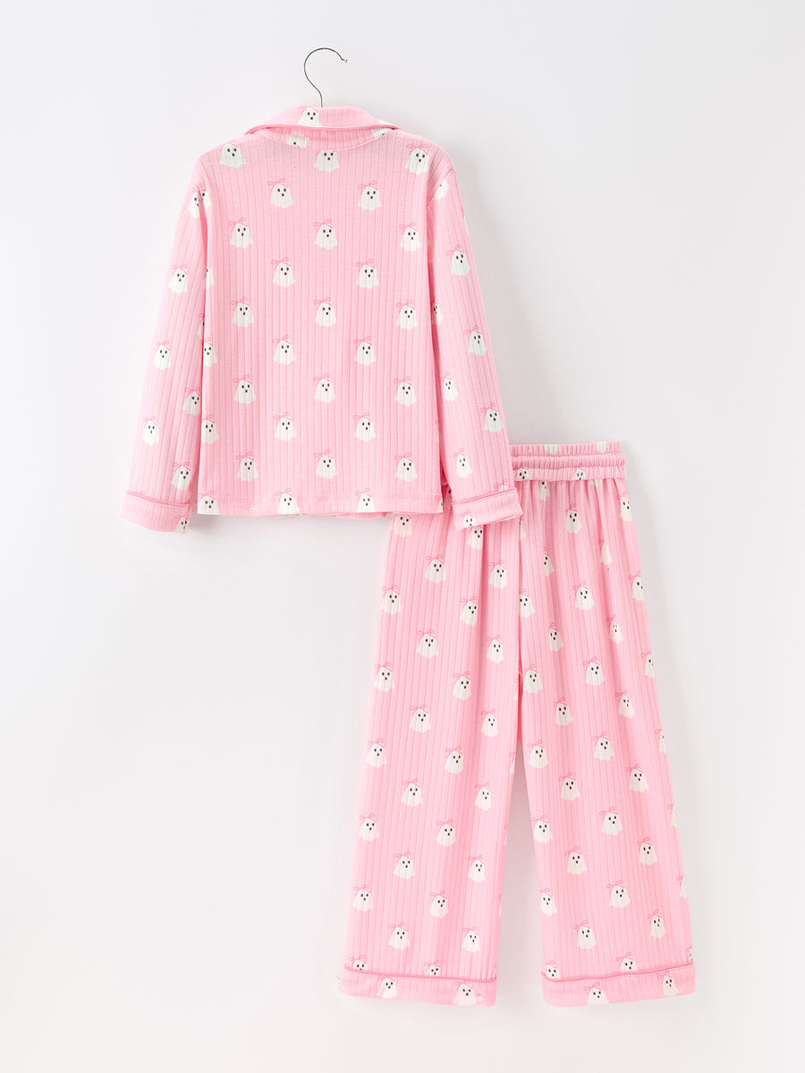 Halloween Ghost Mommy and Me Pajama Set Lounge Set