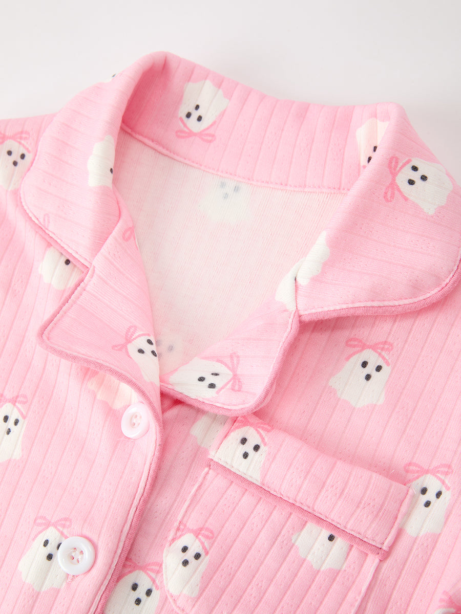 Halloween Ghost Mommy and Me Pajama Set Lounge Set