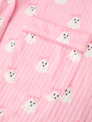 Halloween Ghost Mommy and Me Pajama Set Lounge Set