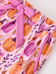 Mommy & me Halloween Pumpkin Pajama Set