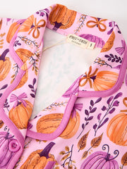 Mommy & me Halloween Pumpkin Pajama Set
