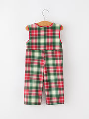 Christmas Baby Boys Plaid Smocked Holiday Jonjon