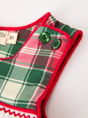 Christmas Baby Boys Plaid Smocked Holiday Jonjon