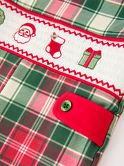Christmas Baby Boys Plaid Smocked Holiday Jonjon