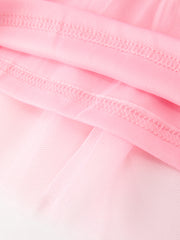 Fall Girls Pink Pumpkin Appliqué Tulle Skirt