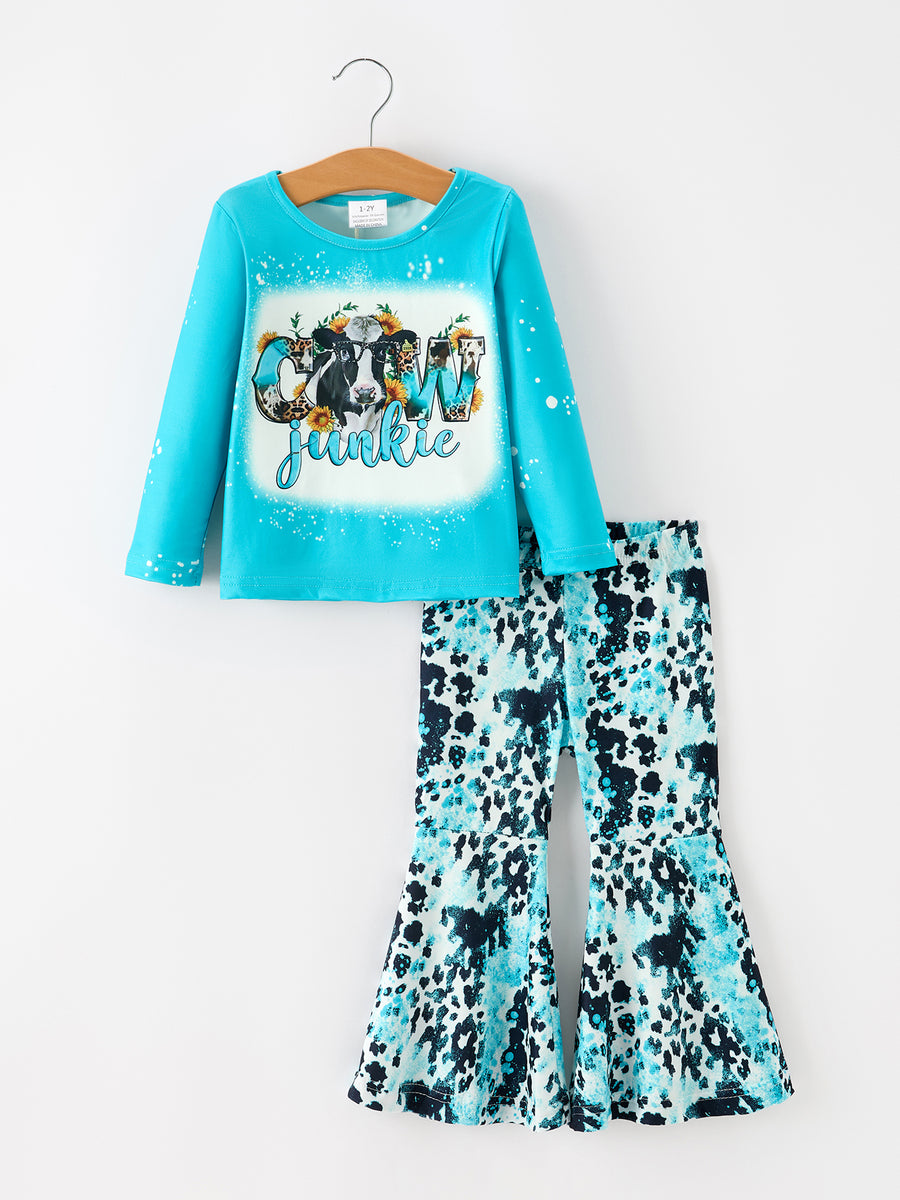 Western Girls Outfit Set Bell Bottoms - Multiple Styles Available