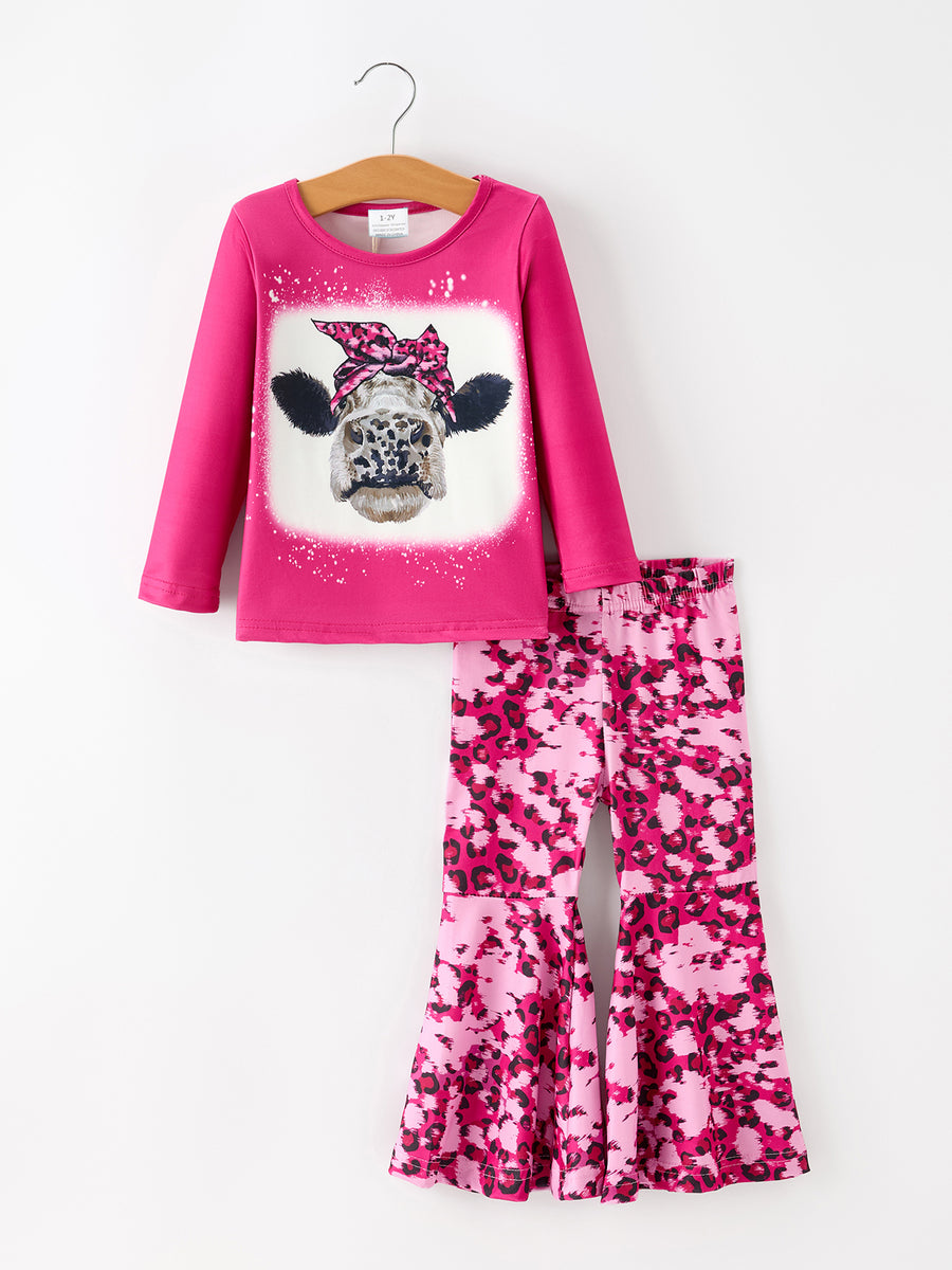Western Girls Outfit Set Bell Bottoms - Multiple Styles Available