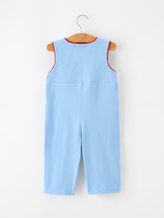 Baby Boys Valentine's Day Blue Smocked Heart Jonjon