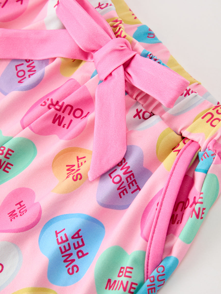 Valentine’s Day Mommy & Me Heart Print Pajama Set