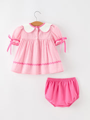Valentine’s Day Girls Conversation Heart Top & Bloomer Set