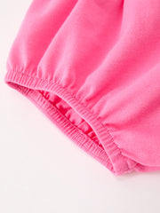 Valentine’s Day Girls Conversation Heart Top & Bloomer Set