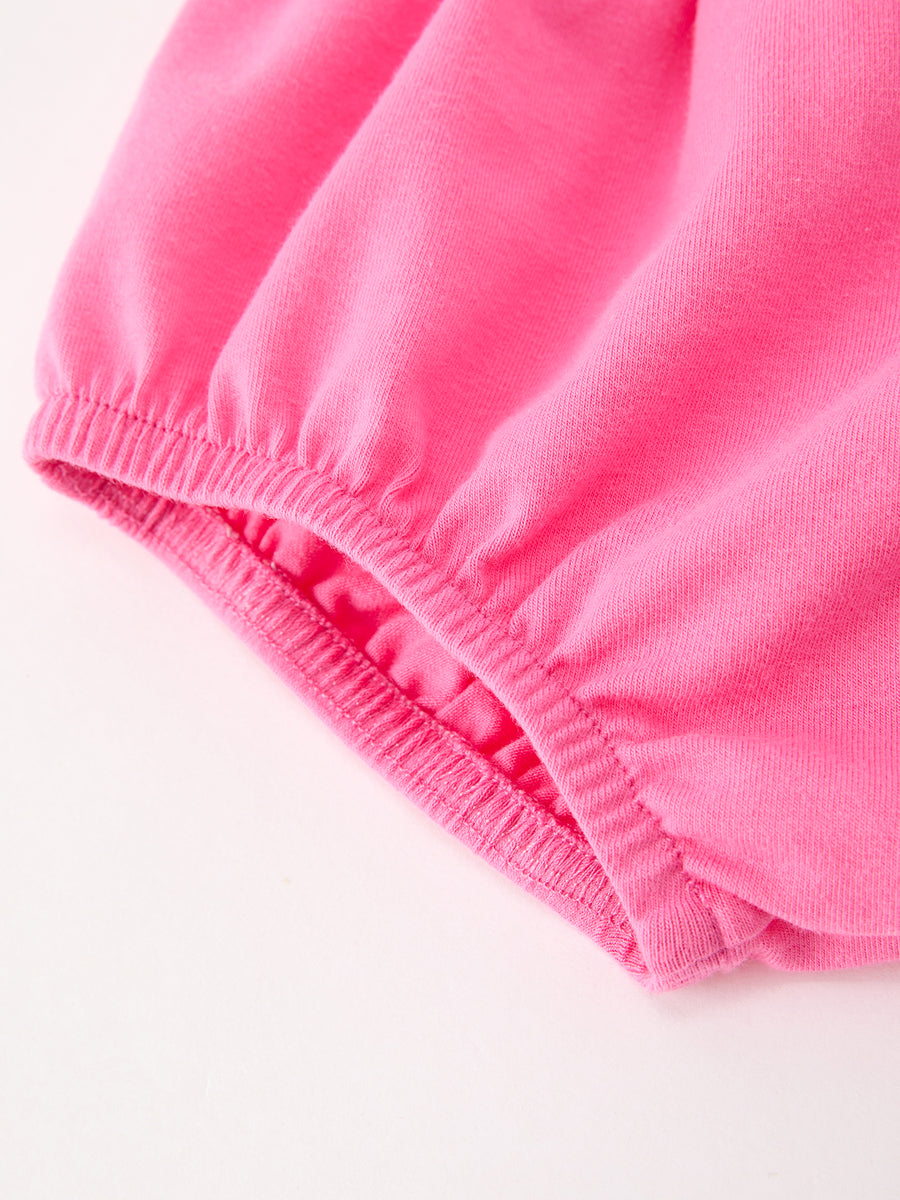 Valentine’s Day Girls Conversation Heart Top & Bloomer Set