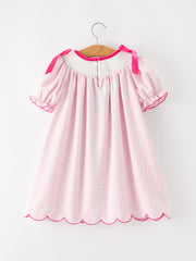 Jesus Loves Me Cross Embroidery Church Christ Bishop Christening Girls Dress