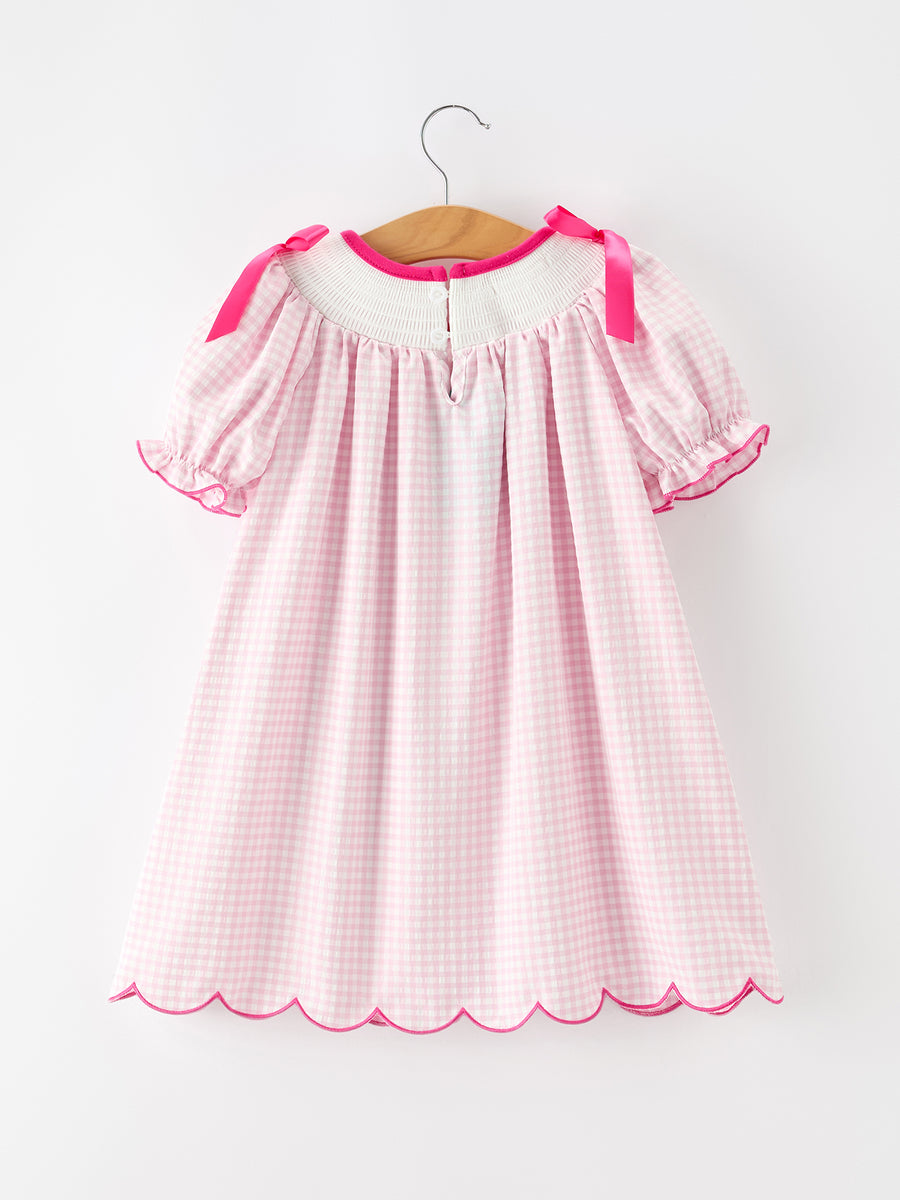 Jesus Loves Me Cross Embroidery Church Christ Bishop Christening Girls Dress