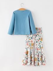 Western Girls Outfit Set Bell Bottoms - Multiple Styles Available