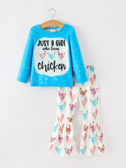 Western Girls Outfit Set Bell Bottoms - Multiple Styles Available