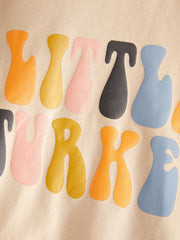 Girls Thanksgiving Letter Print Top