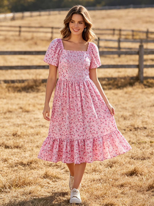 Mommy & Me Adult Dress Spring Floral Print XL Mommy & Me Adult Dress Spring Floral Print XL