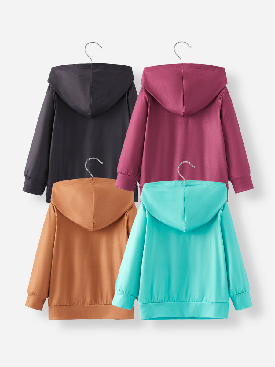 4 pieces  Long-sleeved Hoodies set , Fashionable and Versatile