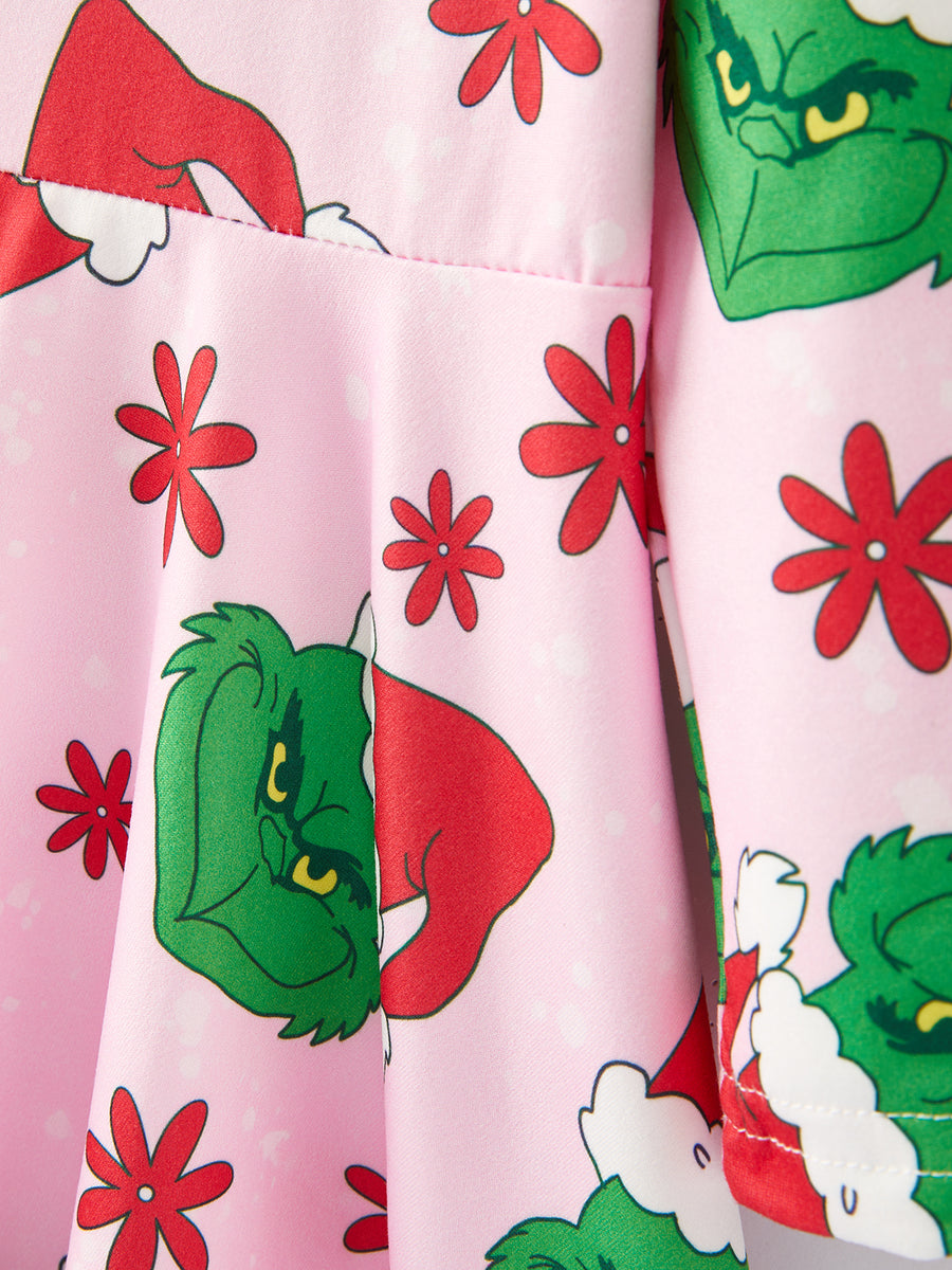 Christmas Character Print Dress