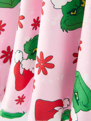 Christmas Character Print Dress