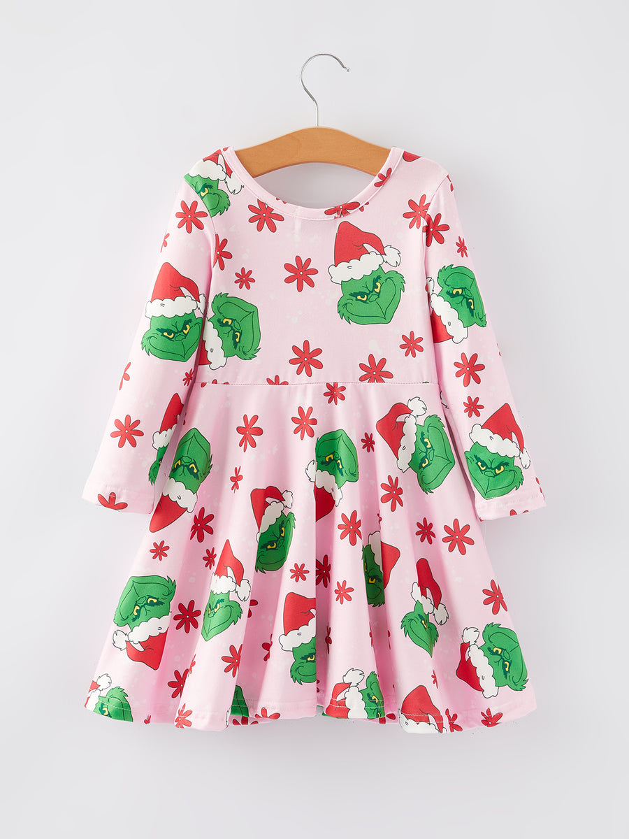 Christmas Character Print Dress