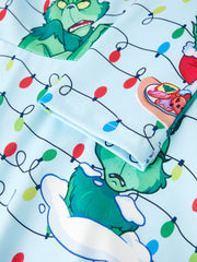 Christmas Cartoon Character Print Girls Dress