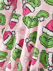 Christmas Character Print Girls Dress