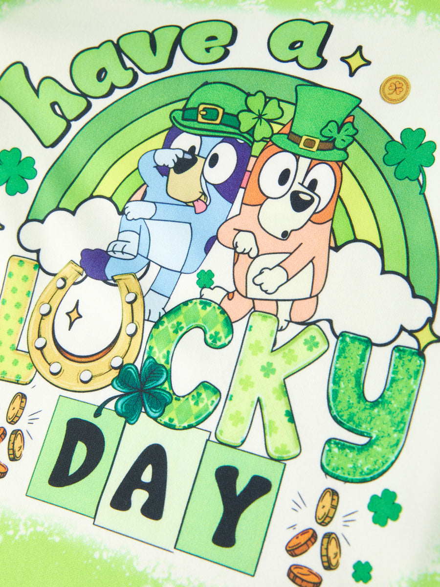 Girls Cartoon Character “Lucky Day” Print Set