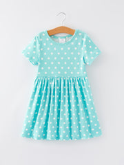 Spring and Summer Girls' Milk Silk Dress 3-piece Set